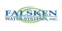 A logo for Falsken Water Systems