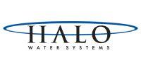 A logo for Halo water systems