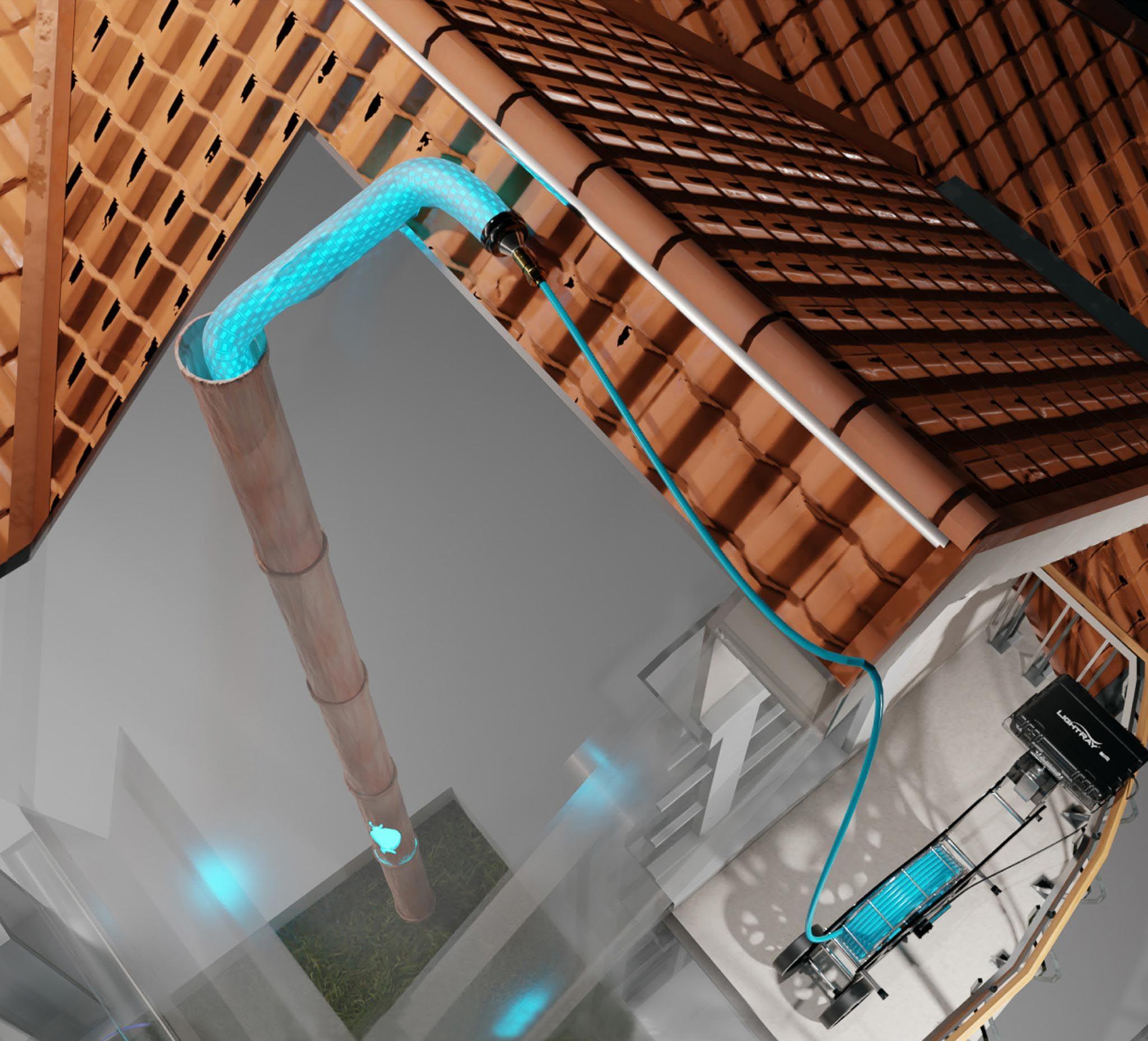 A graphic of the first step of the eDain installation process