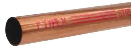 A type M copper pipe