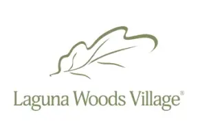 A logo for Laguna Woods Village